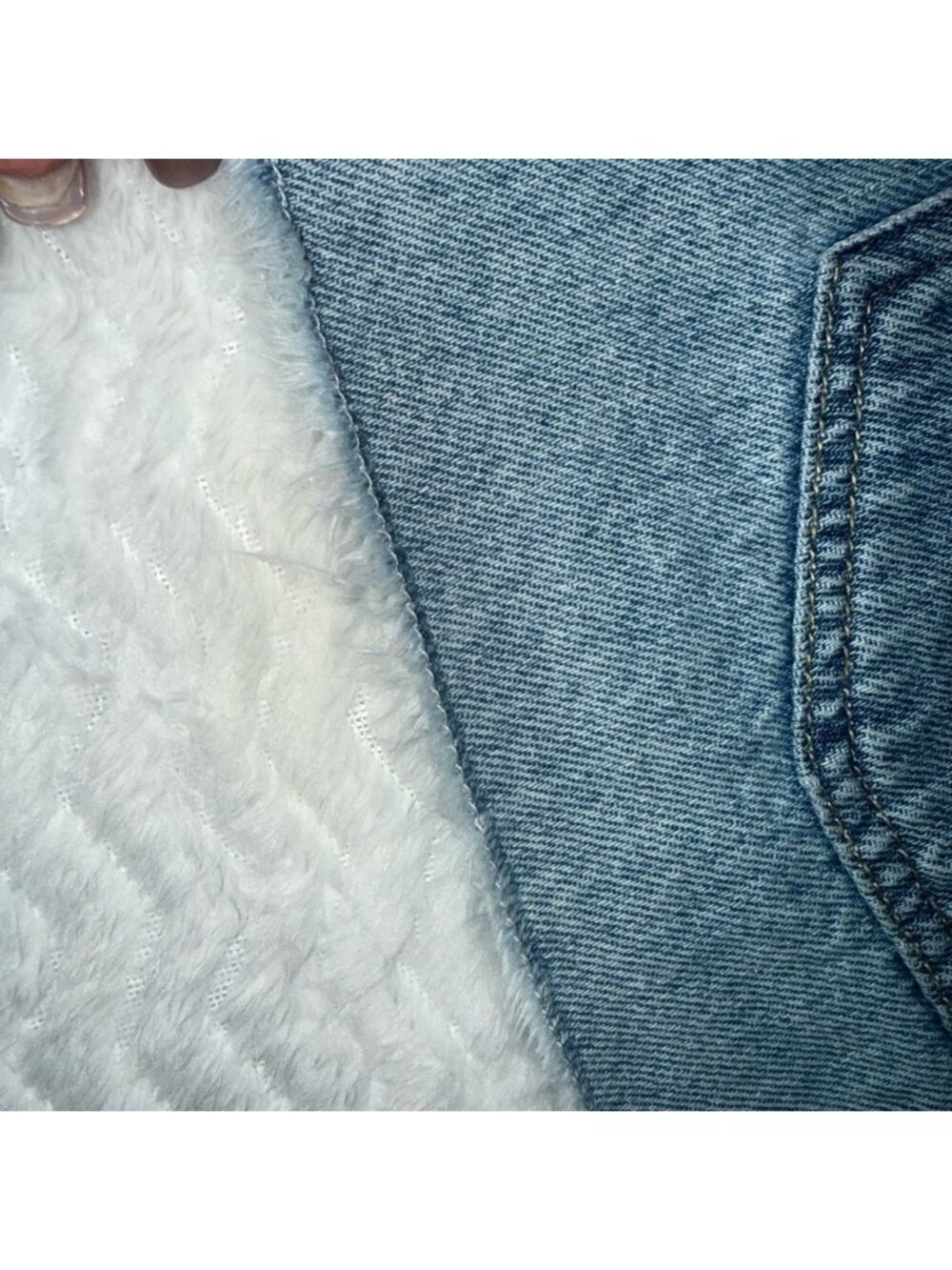 Light Blue Denim Mini Skirt - Picture 3 of 3